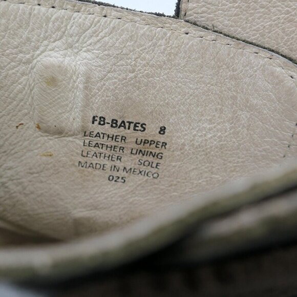 Freebird by Steven Bates Leather Booties Ankle Boots Distressed Buckles 8M - Picture 3 of 9